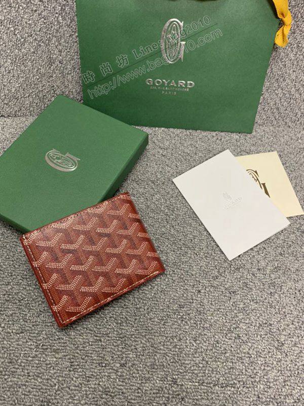 Goyard包 戈雅短夾 Goyard男款錢夾 Goyard對折短錢夾  glg1119